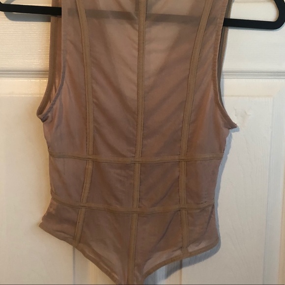 Nude Sheer Bodysuit - Picture 2 of 4